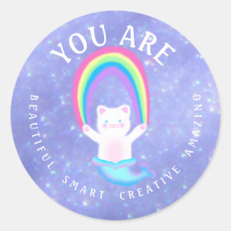 Cat Mermaid - Stickers Sparkle