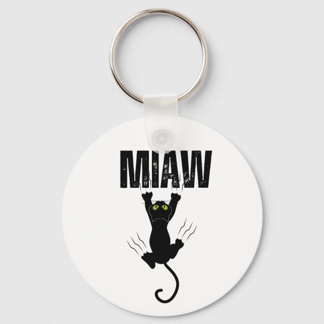 Cat  miaw key ring (Front)