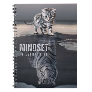 Cat Mindset Is Everything Notebook