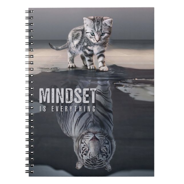 Cat Mindset Is Everything Notebook (Front)