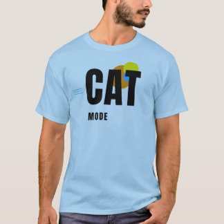 CAT MODE | Modern Cat Lover Graphic Design T-Shirt
