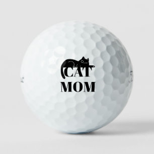 Cat Mom Cute Cat Design for Proud Pet Moms Golf Balls