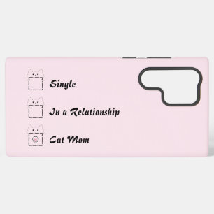 Cat Mom Cute Cat Pink Samsung Galaxy Case