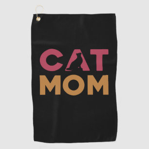 Cat Mom Golf Towel