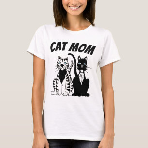 CAT MOM Ladies T-shirts
