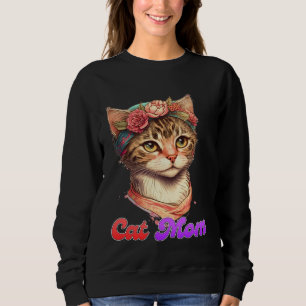 Cat Mom Mama Kitty Kitten  Mommy Mother s Day  1 Sweatshirt