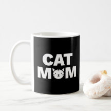 CAT MOM Mug (Black)