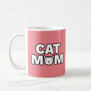 CAT MOM Mug (Pink)