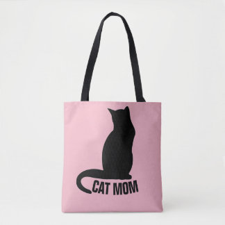 CAT MOM PinkTote Purse Tote Bag