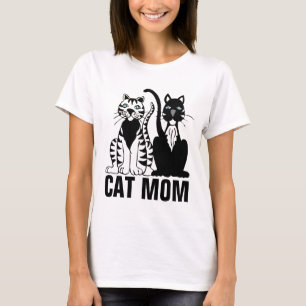 CAT MOM T-SHIRTS