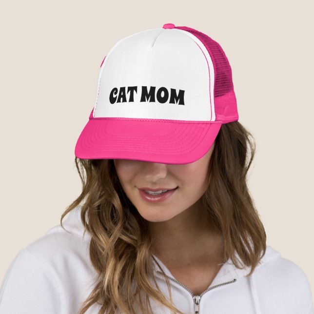 CAT MOM TRUCKER HAT FOR HER (In Situ)