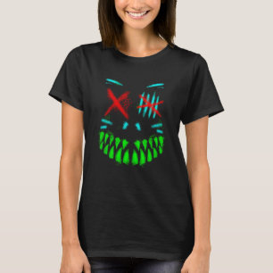 Cat Monster Cool Bright Colour Graffiti Horror  Id T-Shirt