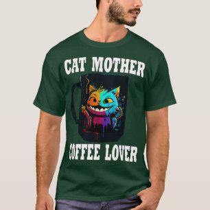 Cat Mother Coffee Lover 155 T-Shirt