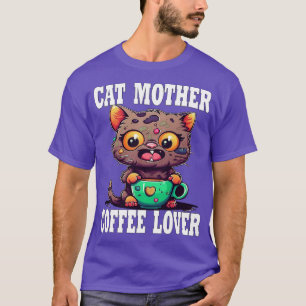 Cat Mother Coffee Lover 300 T-Shirt