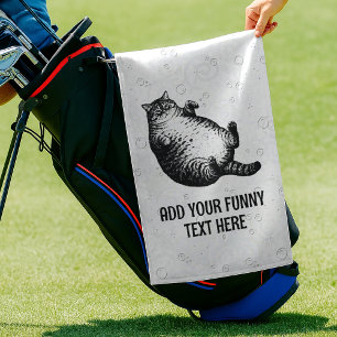 Cat Mother I Am But Skin and Bones For Cat Lover Golf Towel