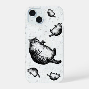 Cat Mother I Am But Skin and Bones For Cat Lover iPhone 15 Case