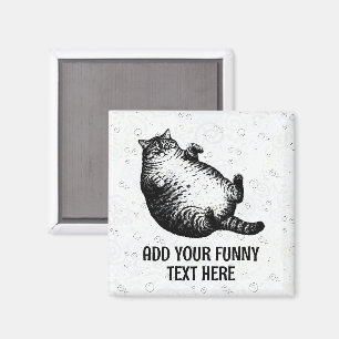 Cat Mother I Am But Skin and Bones For Cat Lover Magnet