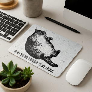 Cat Mother I Am But Skin and Bones For Cat Lover Mouse Pad