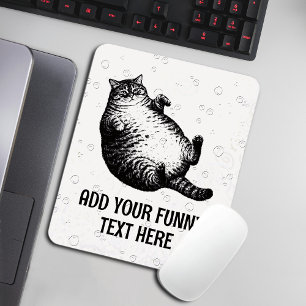 Cat Mother I Am But Skin and Bones For Cat Lover Mouse Pad