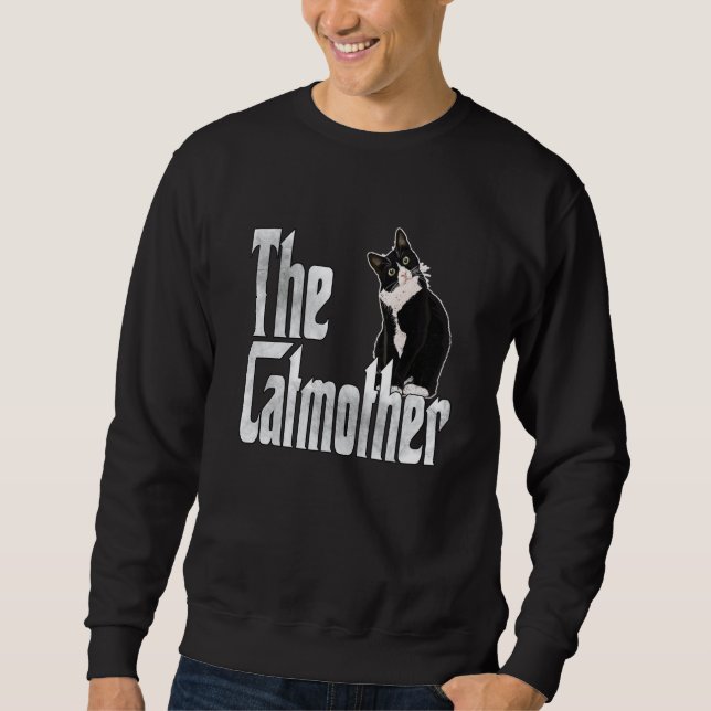 Cat Mother The Catmother Crazy Cat Mom Mama Sweatshirt (Front)