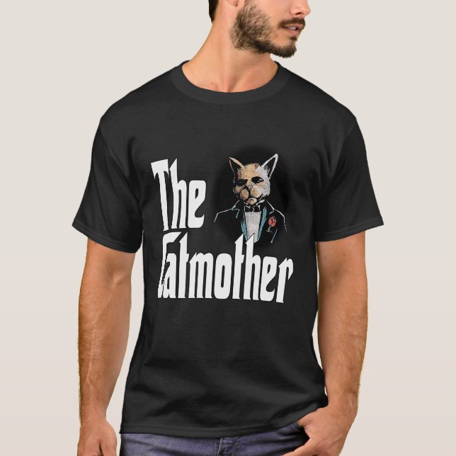Cat Mother The Catmother Crazy Cat Mum Mama  1 T-Shirt (Front)