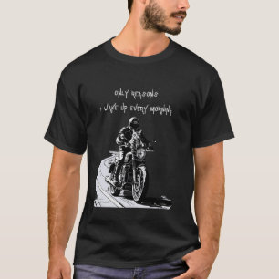 Cat & motorcycle design , true love. T-Shirt