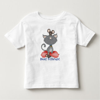 Cat & Mouse Best Friends Slumber Party Toddler T-Shirt