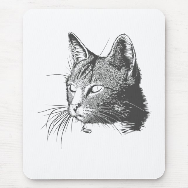 Cat Mouse Pad (Front)