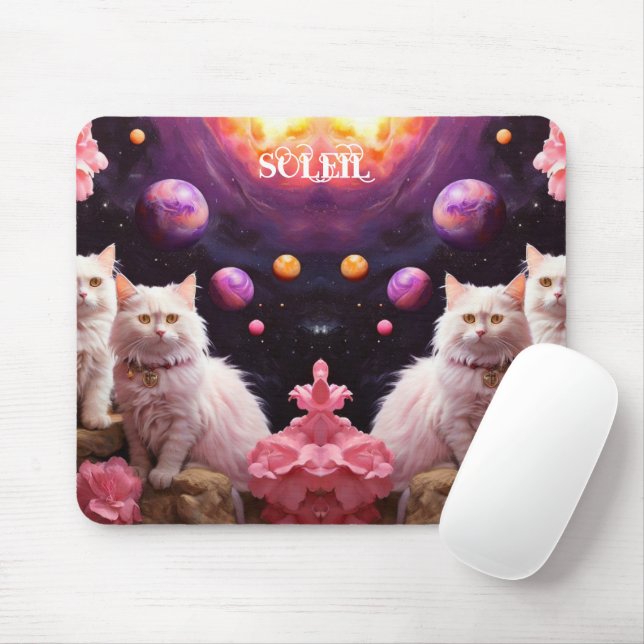 Cat Mouse Pad – Perfect Gift for Cat Lovers (With Mouse)