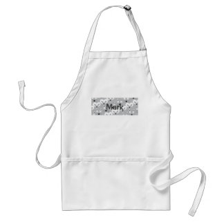 Cat & Mouse pattern grey Standard Apron