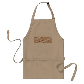 Cat & Mouse pattern Tan Standard Apron