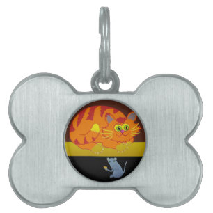 Cat & Mouse Pet Tag