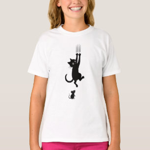 Cat & Mouse Showdown – Funny Cartoon T-Shirt