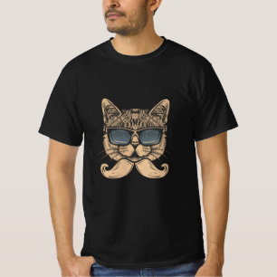 Cat Moustache T-Shirt