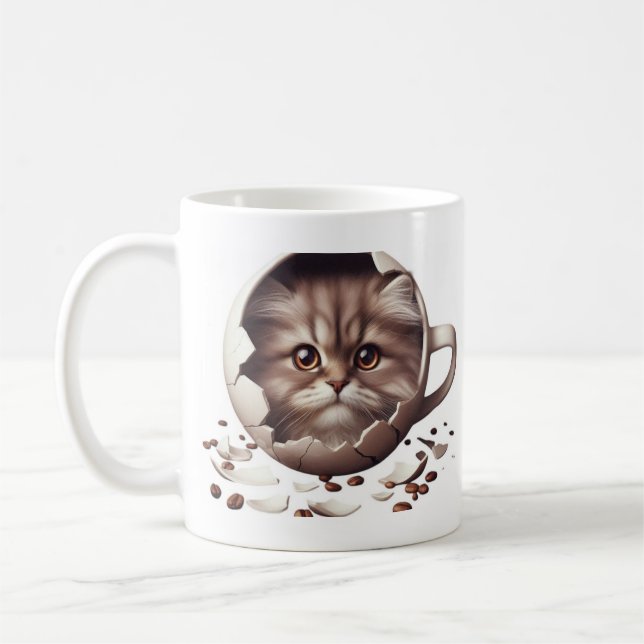 cat mug (Left)