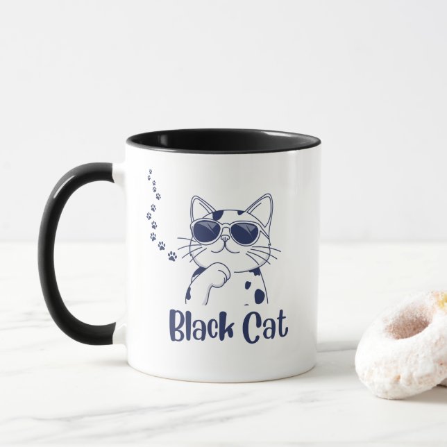 cat Mug (With Donut)