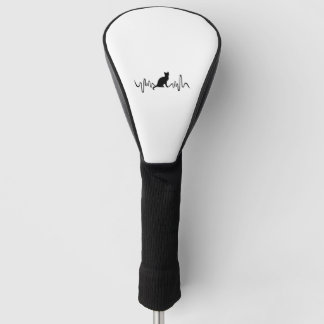 Cat Mug - Cat Heartbeat Coffee Mug Golf Head Cover
