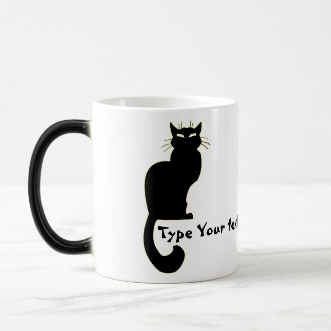 Cat Mug Coffee Cup Personalised Mug Cat Lover Cups (Left)