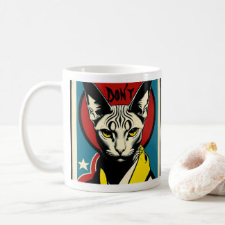 Cat mug - DONT. full colour