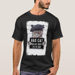 Cat Mug Shot T-Shirt