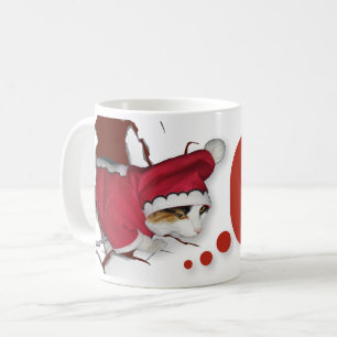 Cat Mug Wishing Merry Christmas