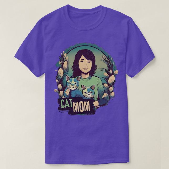 Cat Mum 4 T-Shirt (Design Front)