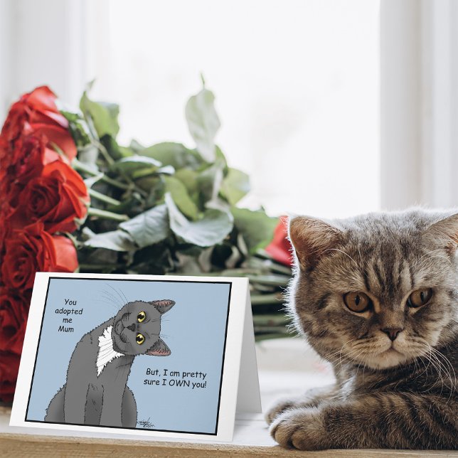 Cat Mum Adoption Card (Creator Uploaded)