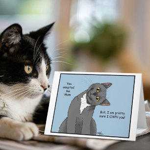 Cat Mum Adoption Card
