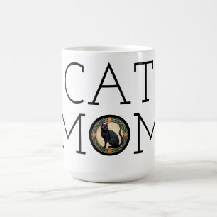 Cat Mum Black Cat Coffee Mug