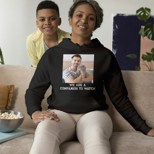 Cat Mum Black White Quote Family Custom Pet Photo Hoodie