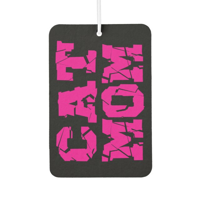 Cat Mum Car Air Freshener (Front)