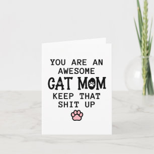 Cat mum card