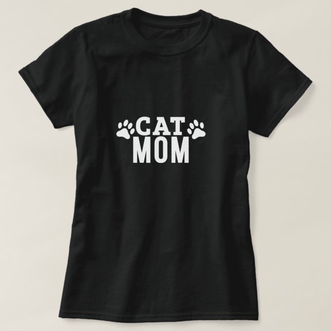 Cat Mum - Cat lover T-Shirt (Design Front)