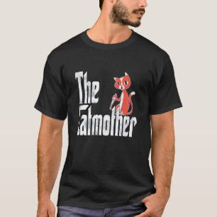 Cat Mum Catmother Crazy Knife Cat Mother Kitty Mum T-Shirt